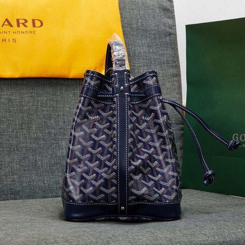Goyard Petit Flot Bucket Bag In Goyardine Canvas Shoulder Bag ✨