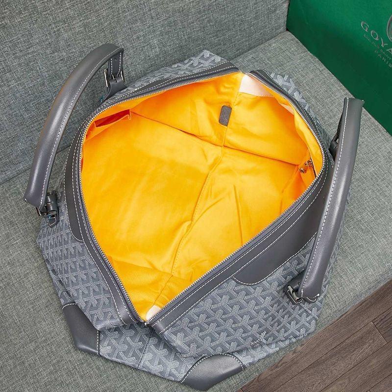 Goyard Boston 50 Bag In Goyardine Canvas Travel Bag Luggage ✨
