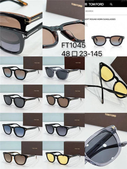 TOM FORD SOFT ROUND HORN SUNGLASSES {RETAIL PRICE $1690}