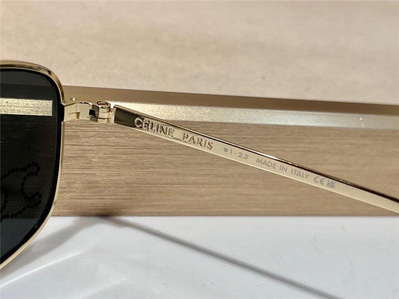 CELINE 2024 ovals Triomphe metal 40284 Sunglasses ✨