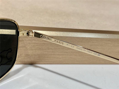 CELINE 2024 ovals Triomphe metal 40284 Sunglasses ✨