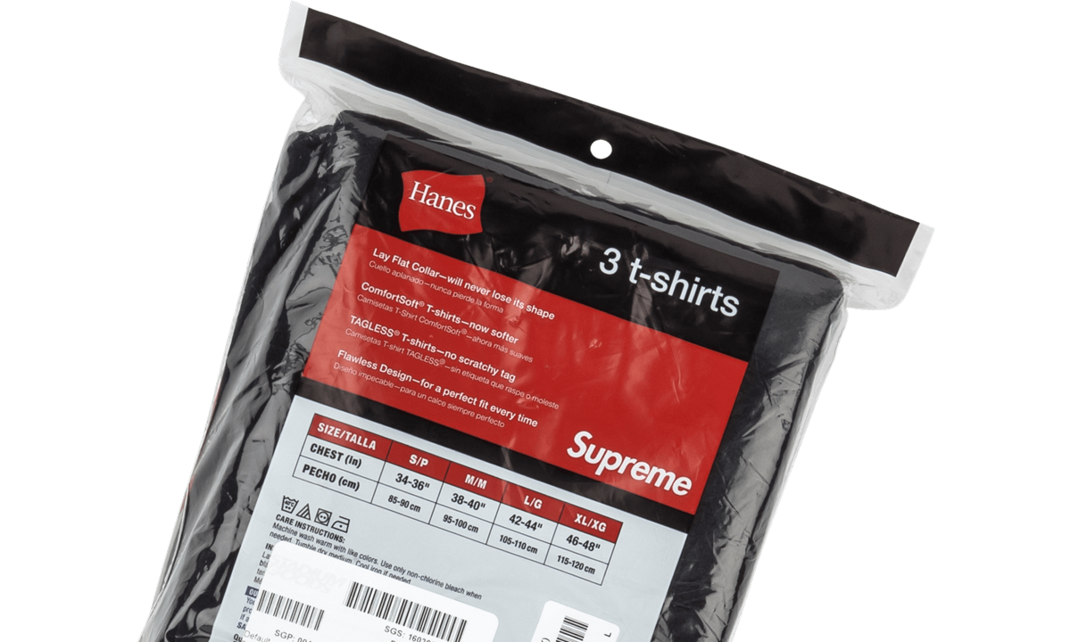 Hanes Tagless Tees (3) "Black" SU0639