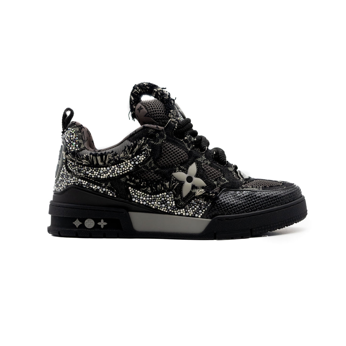 Louis Vuitton Skate Black Swarovski Monogran