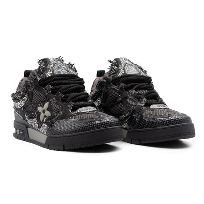 Louis Vuitton Skate Black Swarovski Monogran