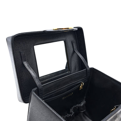 Caviar Vanity Train Case Black