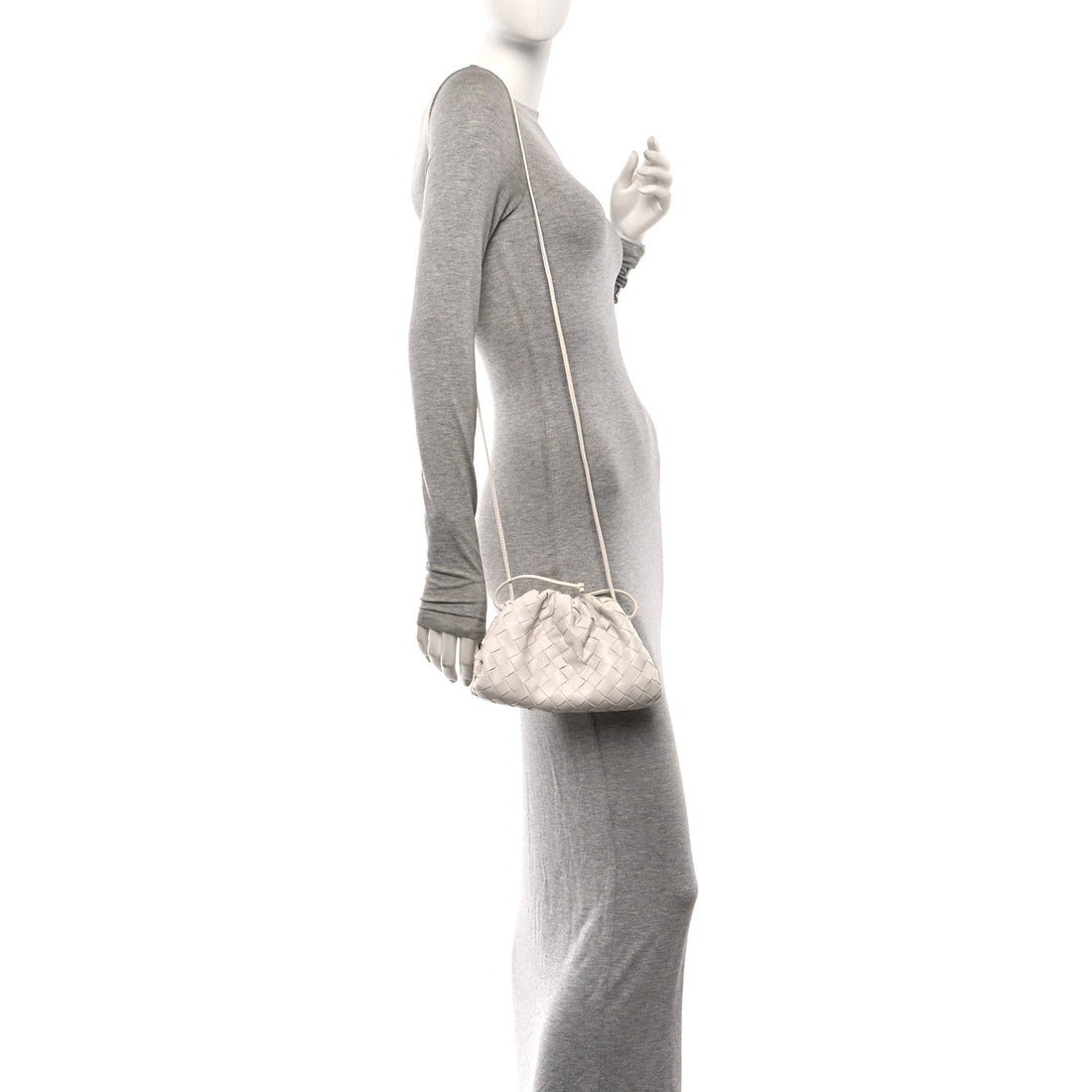 Nappa Intrecciato The Mini Pouch Chalk