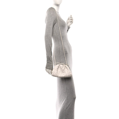 Nappa Intrecciato The Mini Pouch Chalk