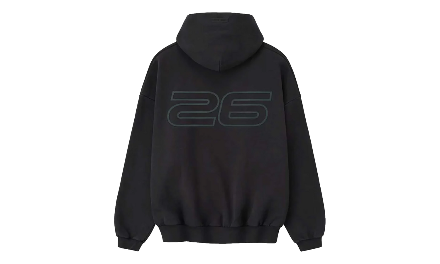 Heavy Fleece 90s Hoodie "Vintage Black" 192HO256564F