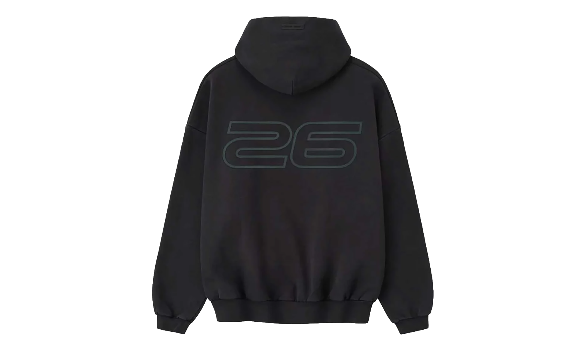 Heavy Fleece 90s Hoodie "Vintage Black" 192HO256564F