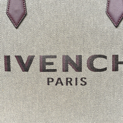 Canvas Medium Bond Shopper Tote Aubergine