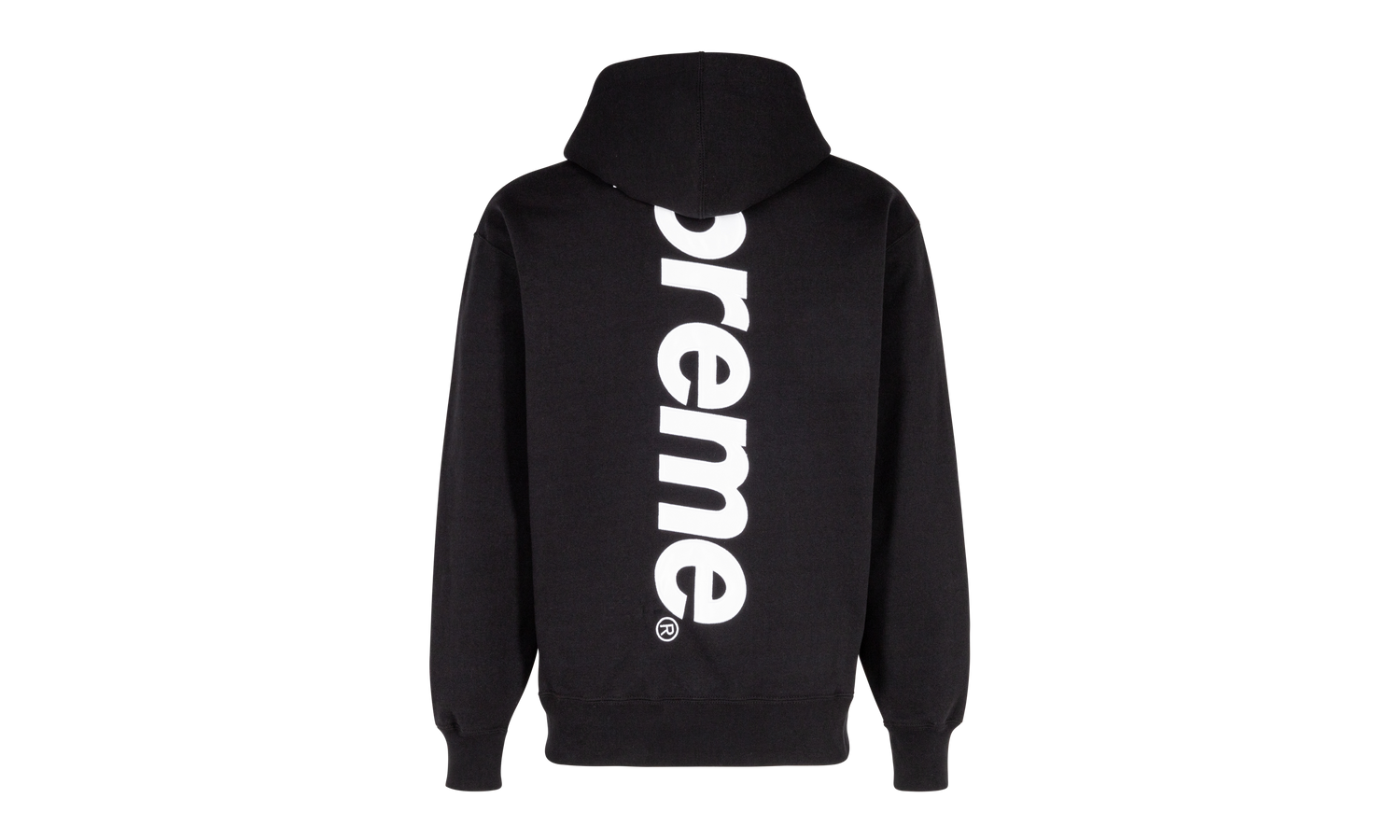 Satin Appliqué Hooded Sweatshirt "FW22" SU330
