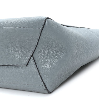 Soft Grained Calfskin Sangle Bucket Bag Storm