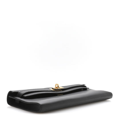 Swift Kelly Cut Clutch Pochette Black