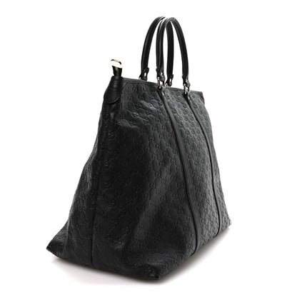Guccissima Medium Joy Tote Bag Black