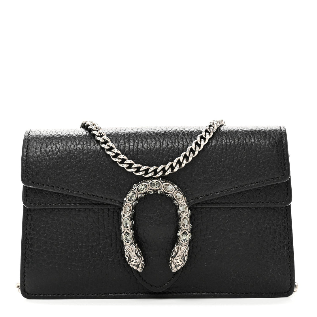 Calfskin Super Mini Dionysus Shoulder Bag Black