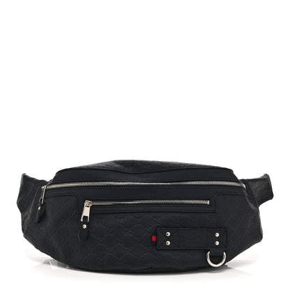 Guccissima Web Belt Bag Navy