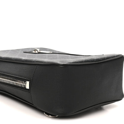 GG Supreme Monogram Web Belt Bag Black Grey