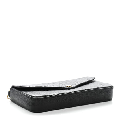 Empreinte Pochette Felicie Chain Wallet Black