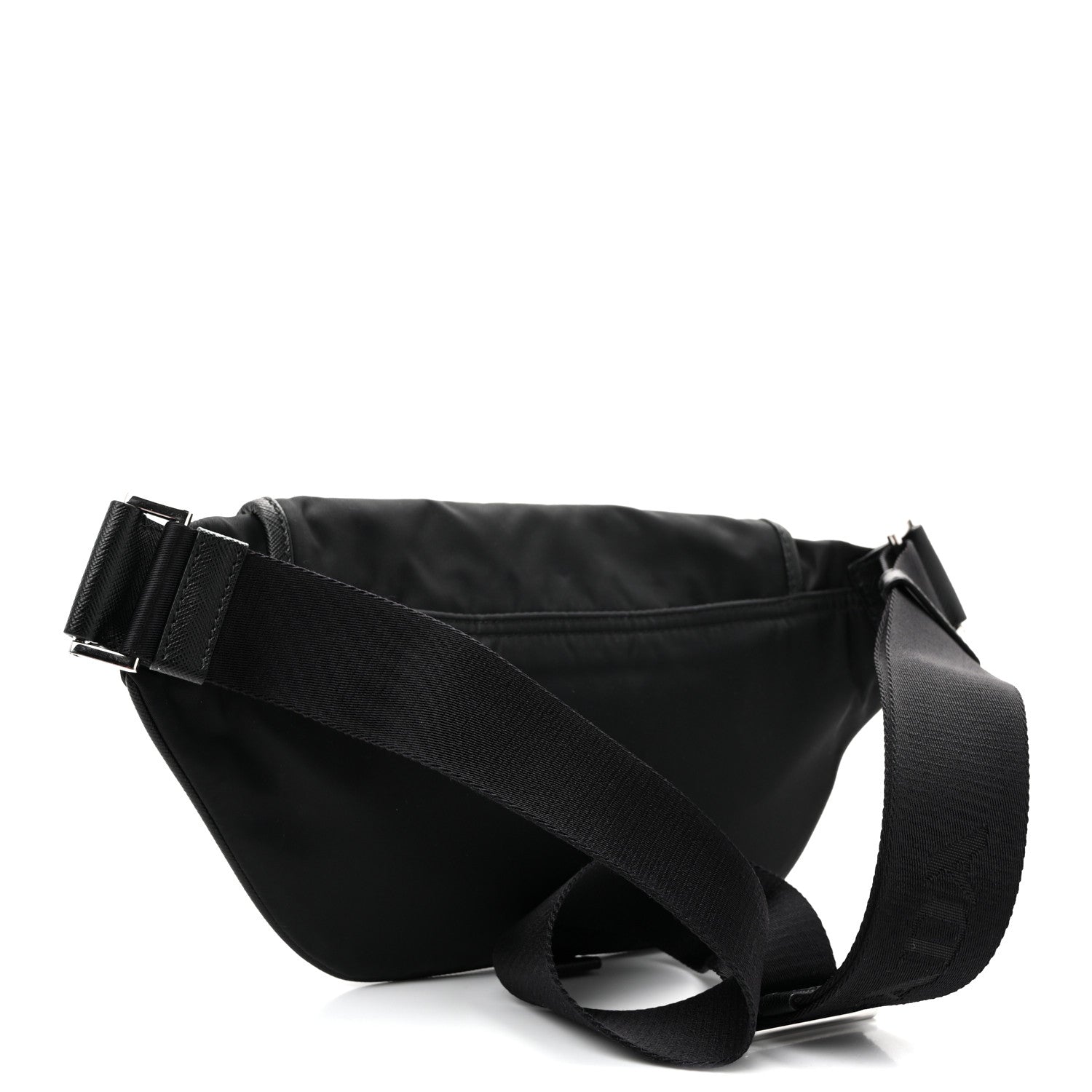 Re-Nylon Saffiano Sling Bag Black