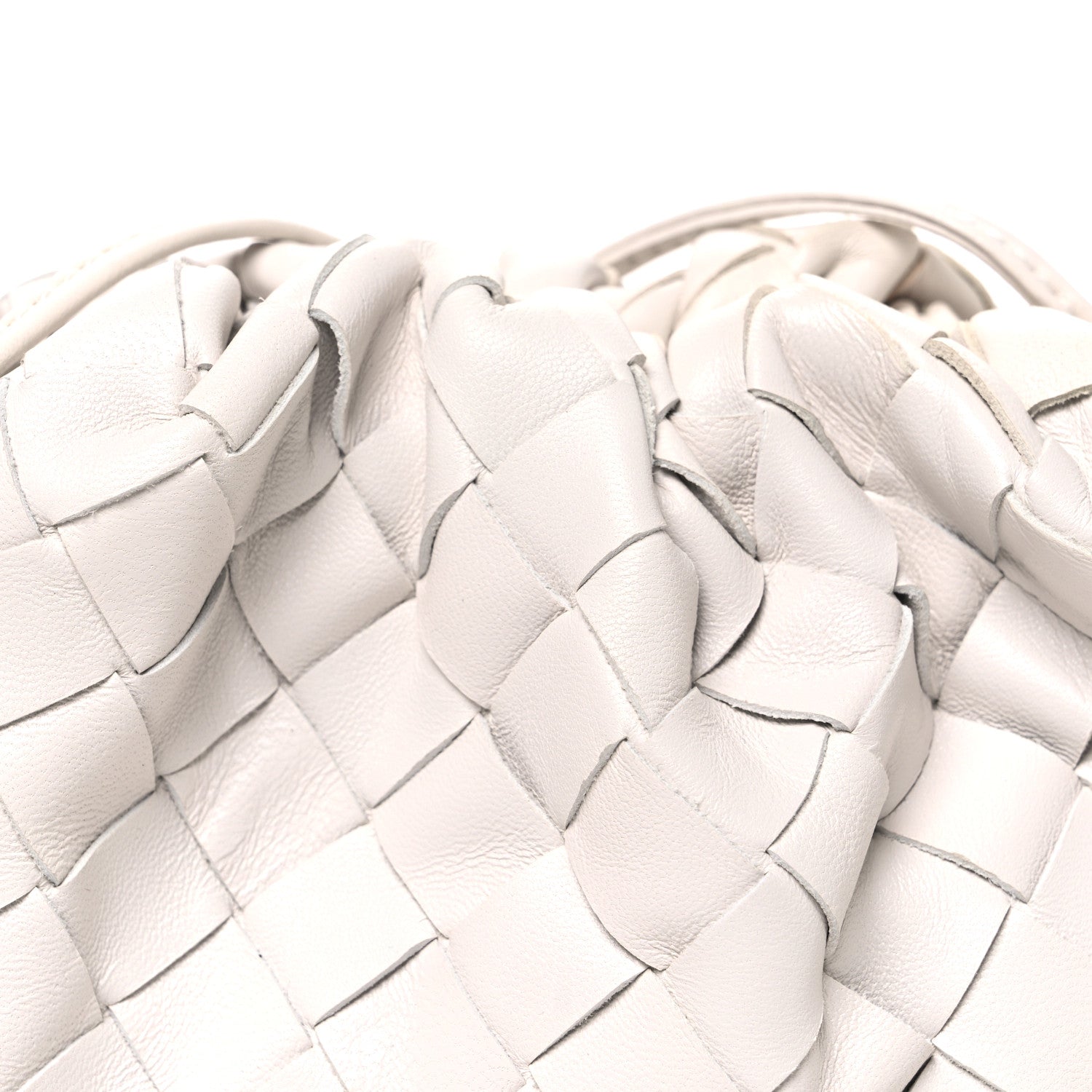 Nappa Intrecciato The Mini Pouch Chalk
