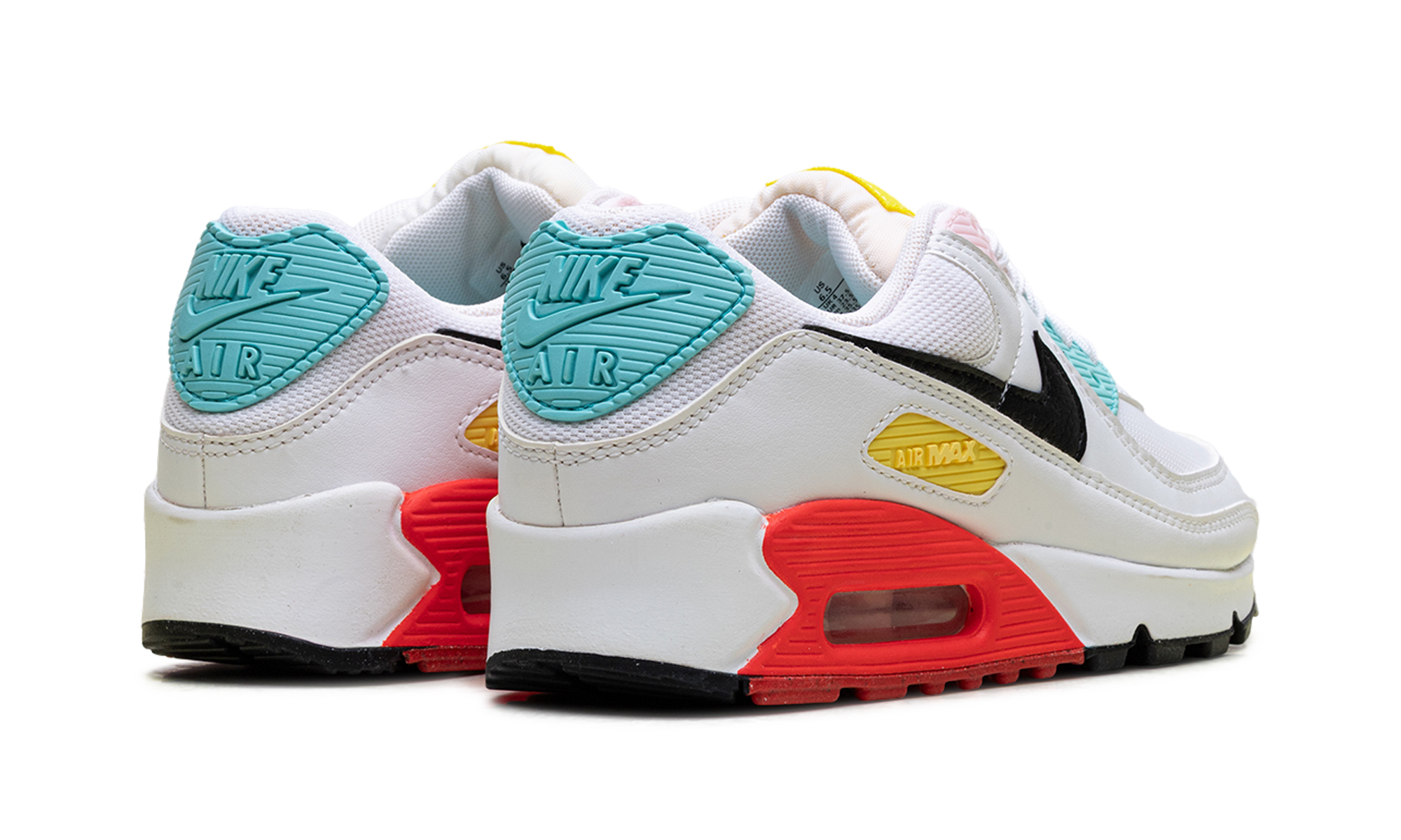 Air Max 90 WMNS "White / Black / Pink Foam / Bright Crimson" FZ3622 100