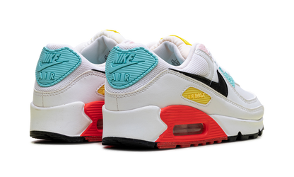 Air Max 90 WMNS "White / Black / Pink Foam / Bright Crimson" FZ3622 100