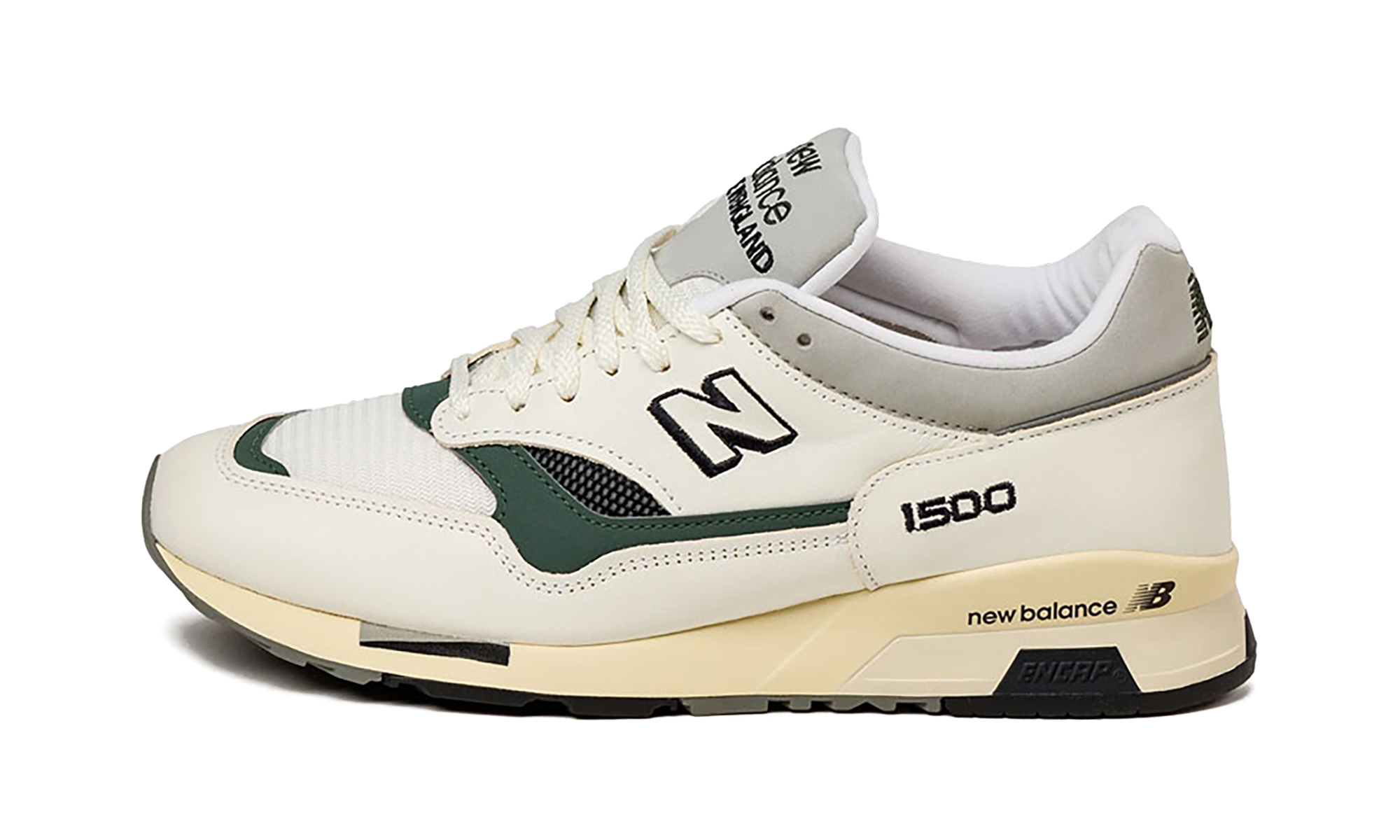 1500 "Made In England - White Green" U1500WHG