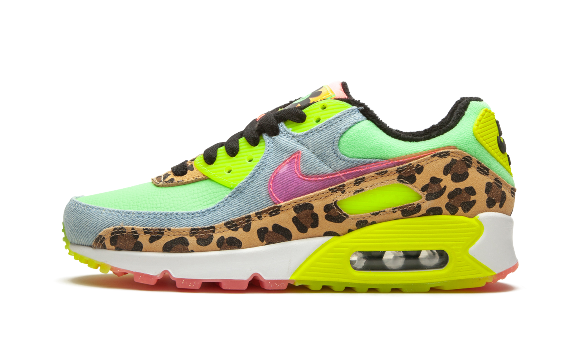 W Air Max 90 LX "Denim Leopard Print" CW3499 300