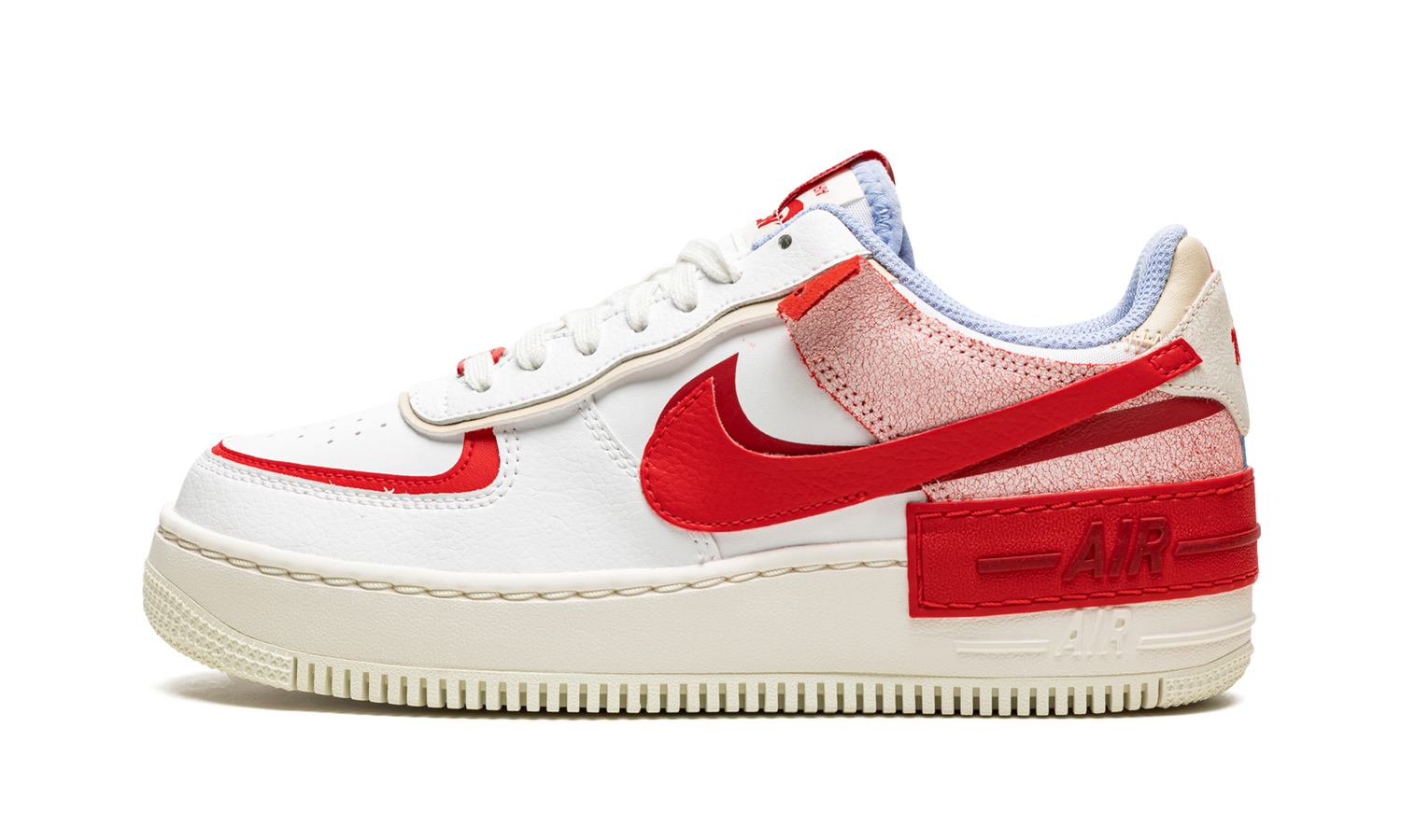 AIR FORCE 1 LO SHADO MNS WMNS "Red Cracked Leather" CI0919 108