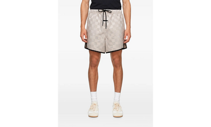 Essentials Nylon Checkered Gym Short "Seal" RW00301 0225