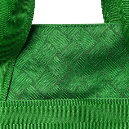 Econyl Jacquard Nylon Woven Pattern Garment Bag Green