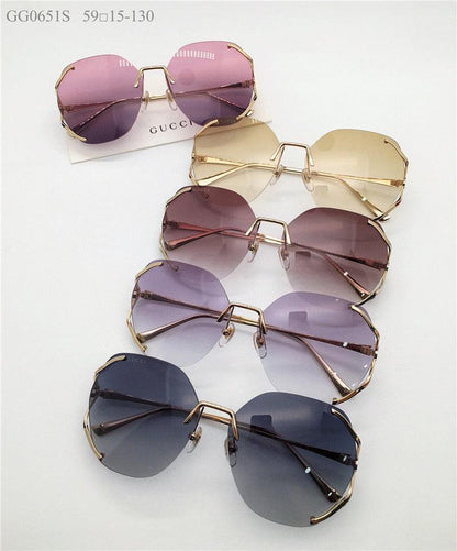 GUCCI 0651S Square 60mm Aviator Sunglasses ✨