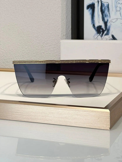 Jimmy Choo Leah Mask oversize-frame Sunglasses Women&