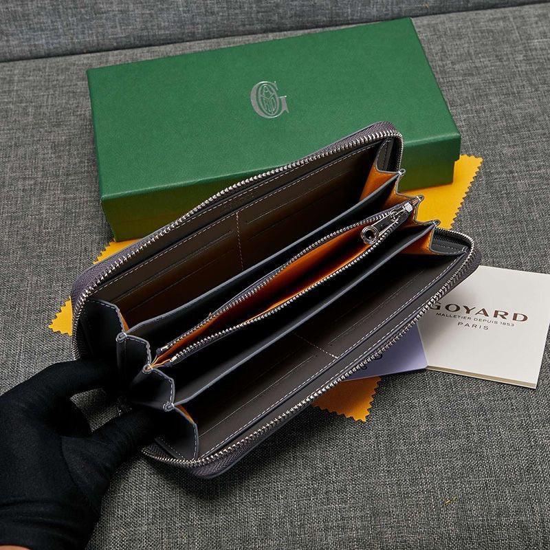 Goyard Matignon GM Zipper Wallet In Goyardine Canvas✨