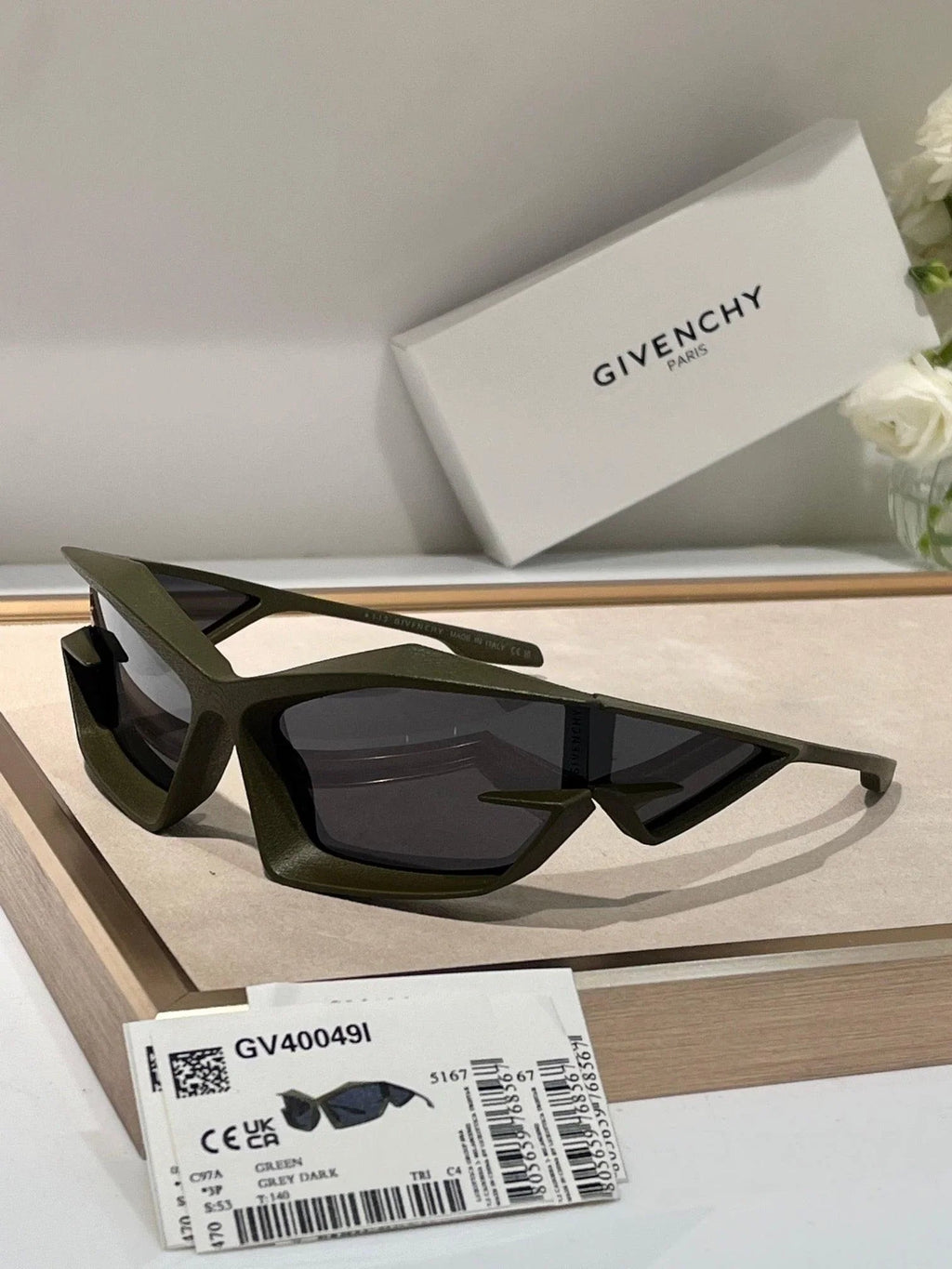 GIVENCHY GV 40049I 02A MASK Sunglasses -  8 Colors✨