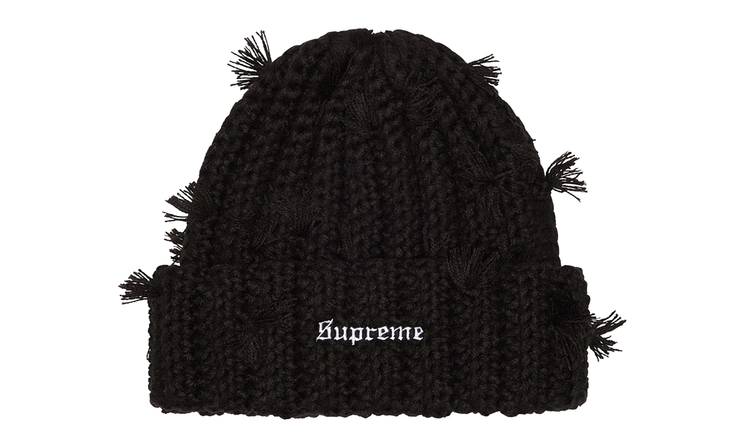 Hand Tied Beanie "FW23 - Black" SU27012