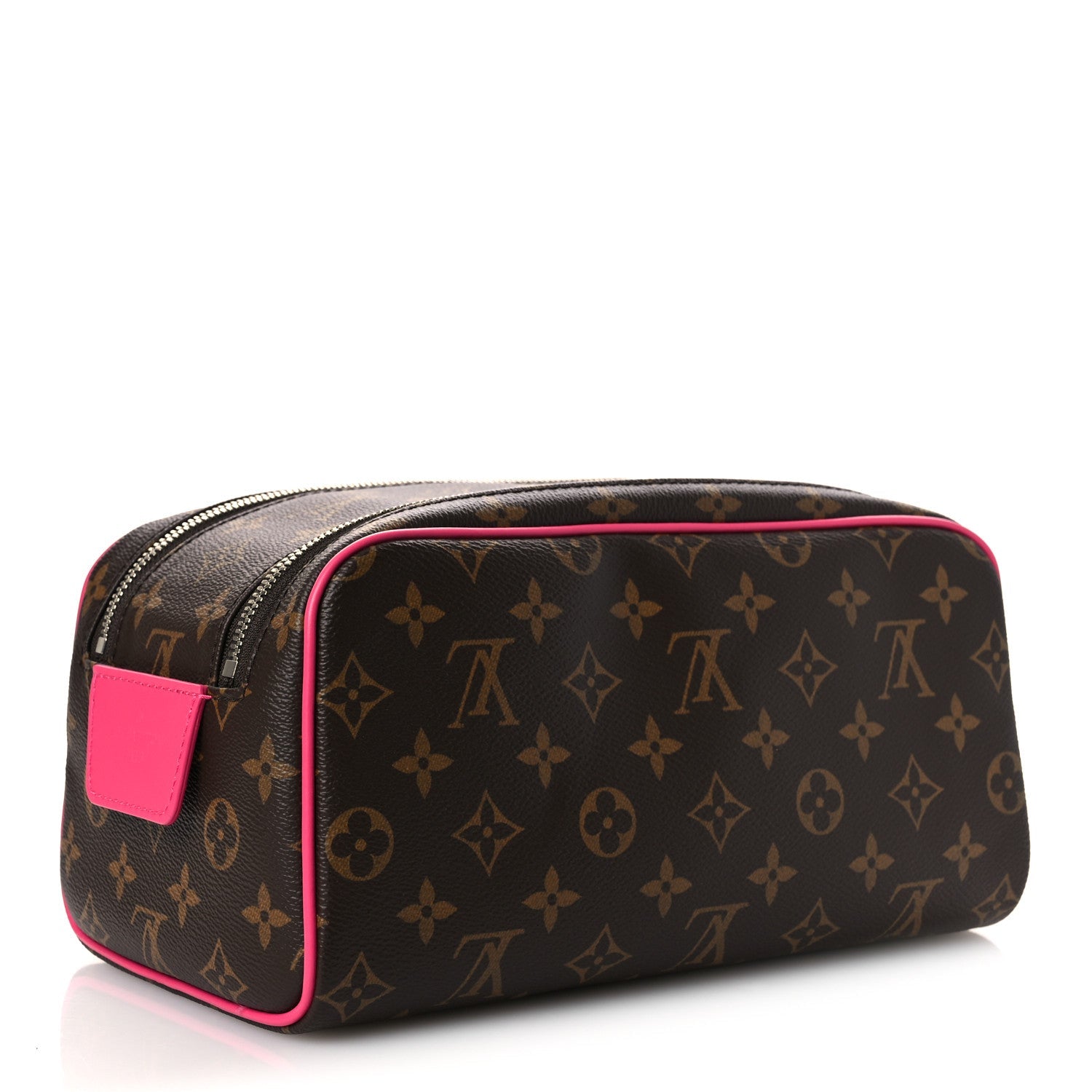Monogram Macassar Dopp Kit Toilet Pouch Pondichery Pink