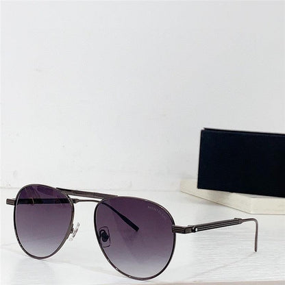 MONTBLANC MB 0091S 002 54-16 145 - Folding Aviator ZEISS Lenses✨