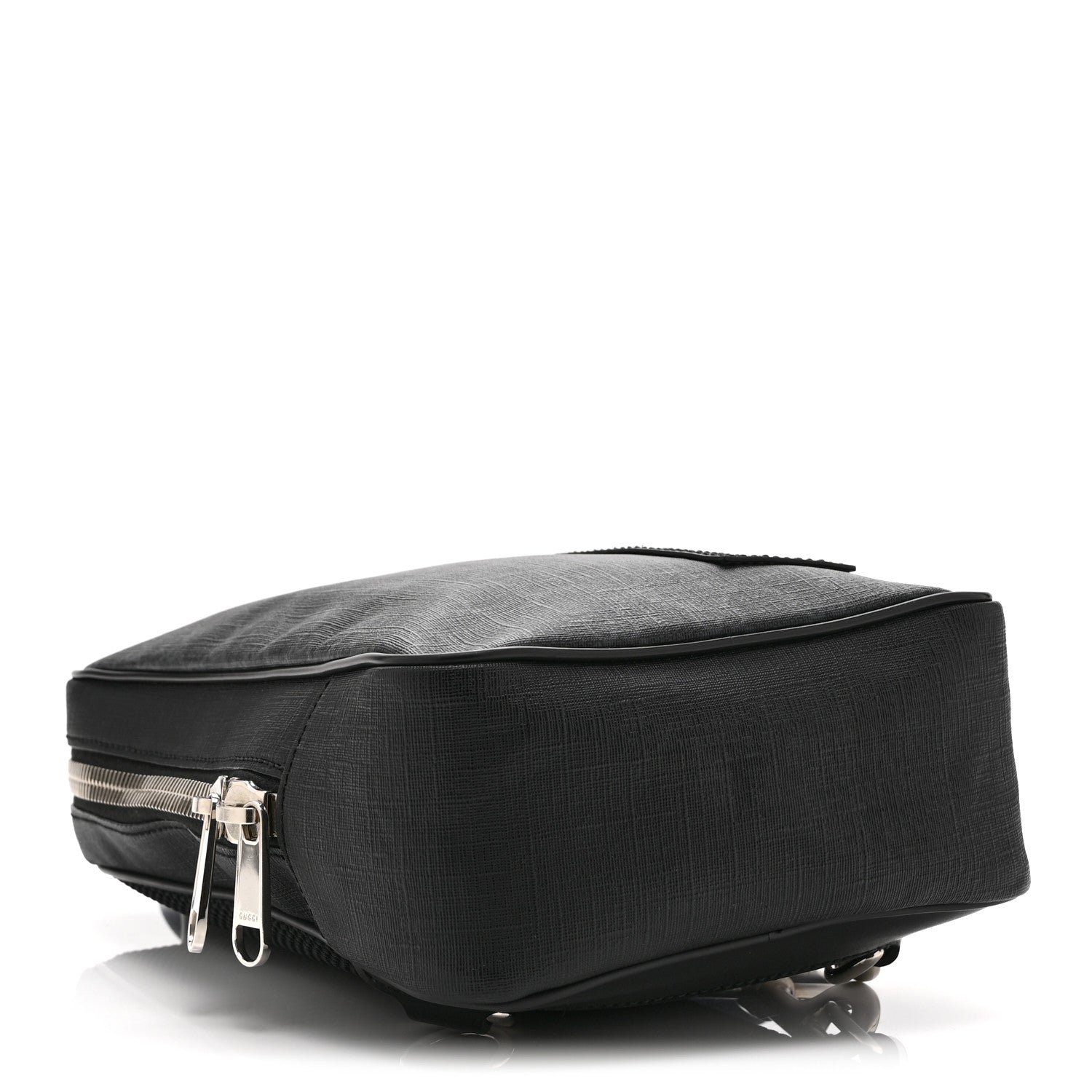GG Supreme Monogram Web Belt Bag Black Grey
