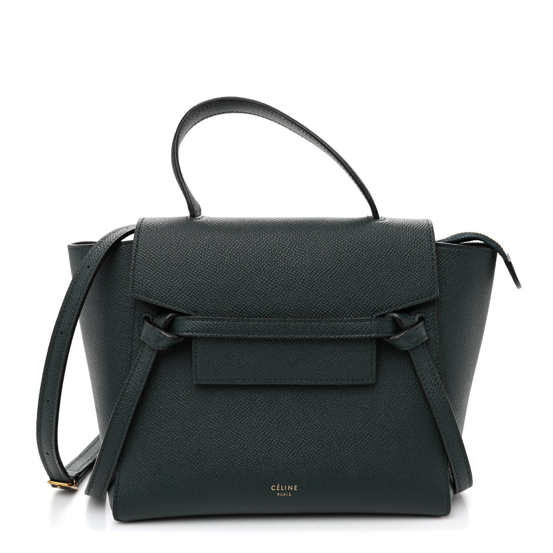 Grained Calfskin Nano Belt Bag Abyss Blue