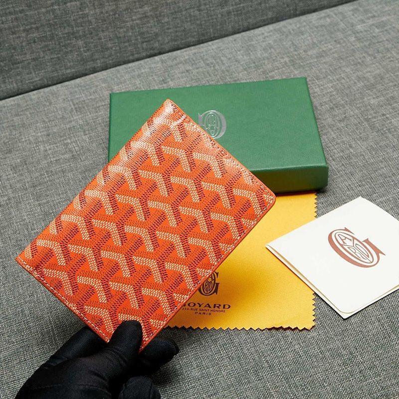 Goyard Grenelle Passport Cover In Goyardine Canvas✨