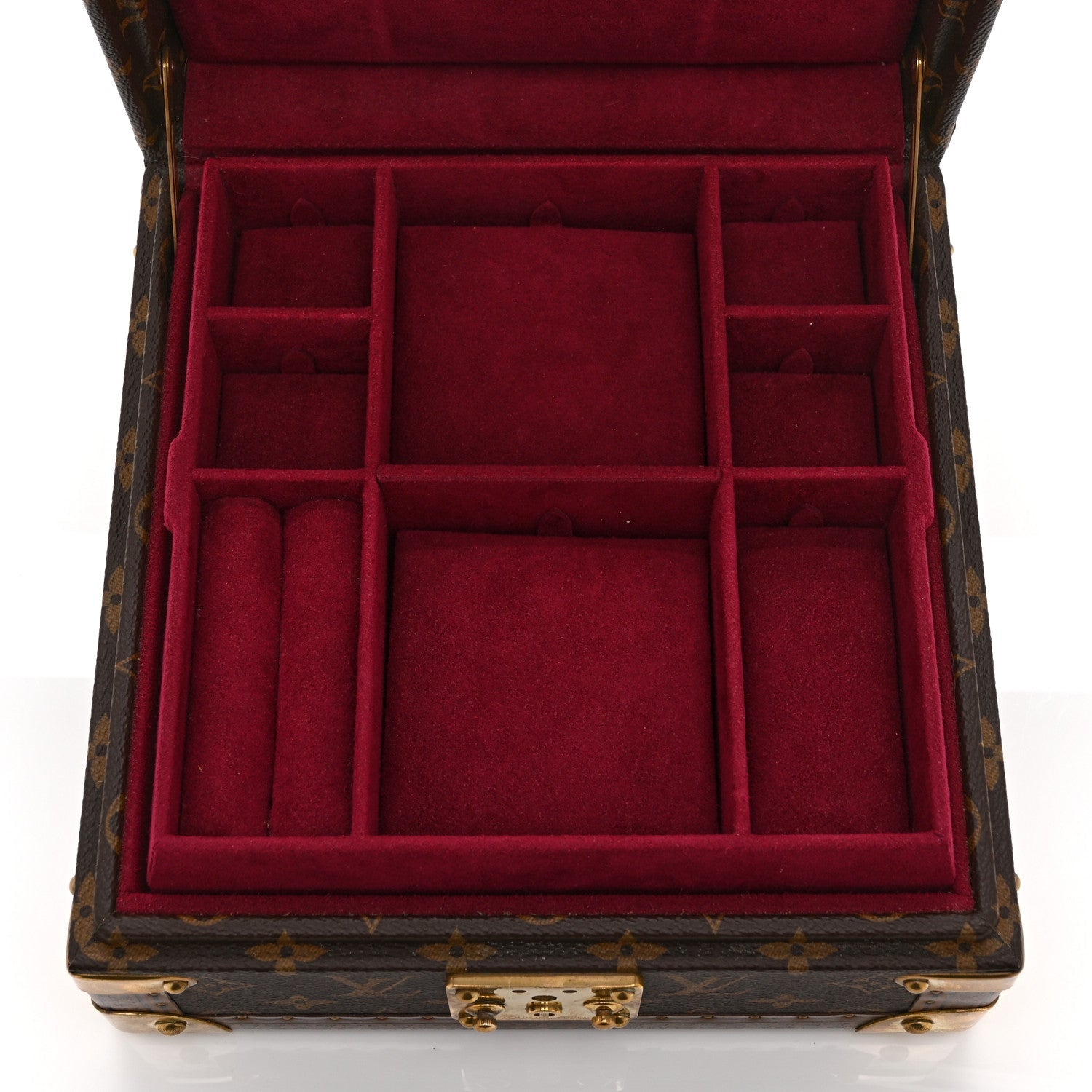 Monogram Jewelry Box Fuchsia