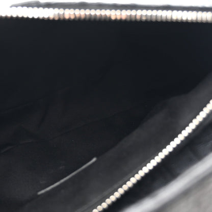 Oblique Mens Saddle Bag Black