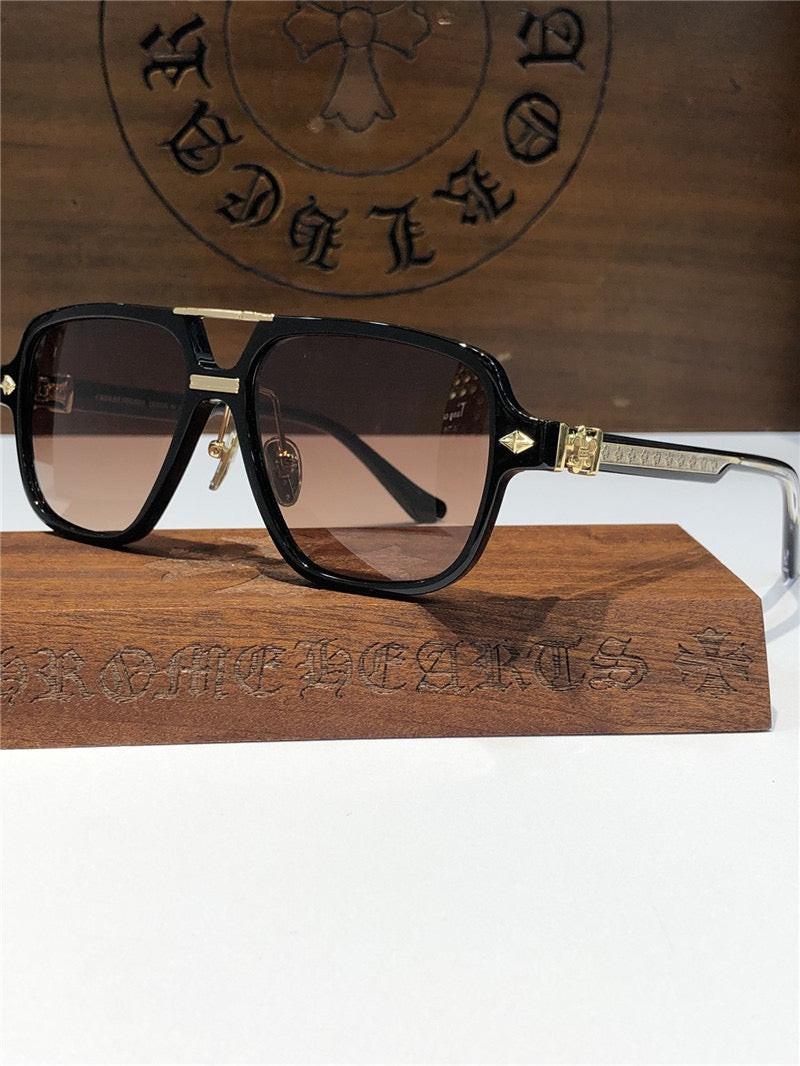 Chrome Hearts Sunglasses 8193 Black-Clear-Silver ✨