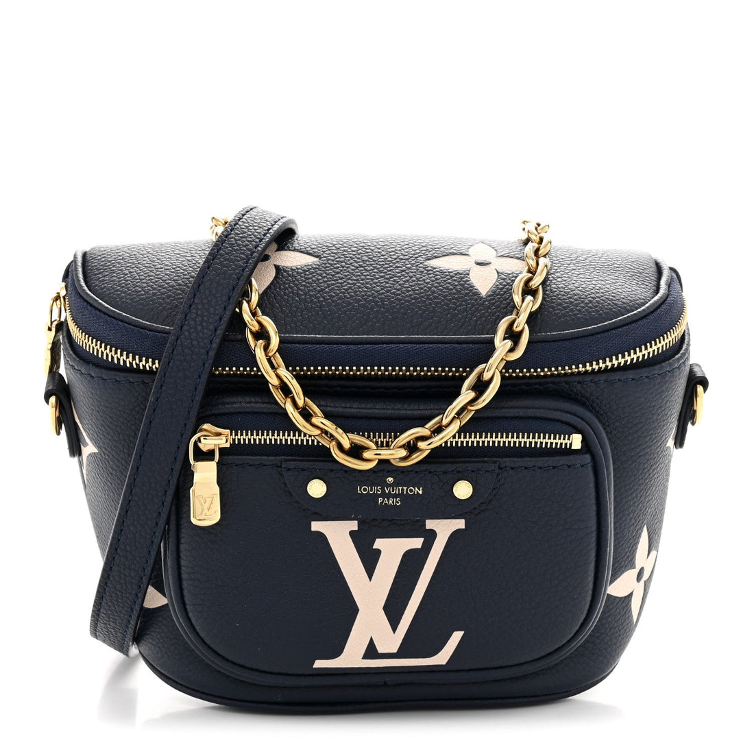 Empreinte Monogram Giant Mini By The Pool Bumbag Blue Beige