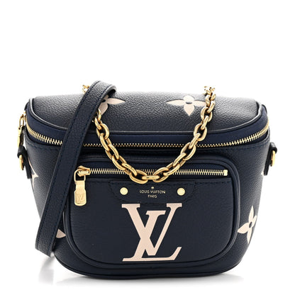 Empreinte Monogram Giant Mini By The Pool Bumbag Blue Beige