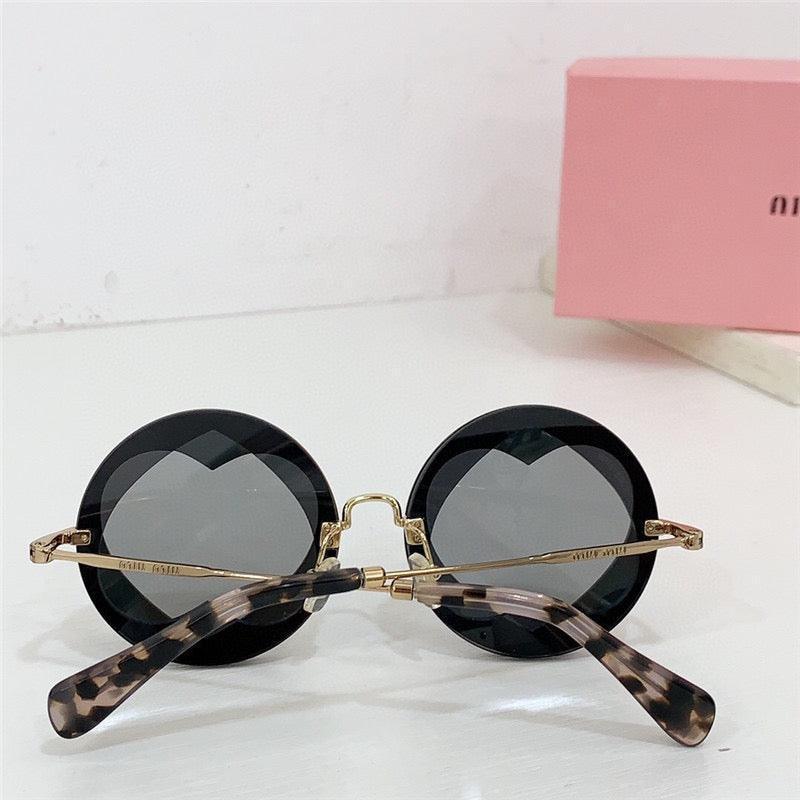 Miu Miu Sunglasses MU 01SS Gold-Black Frame Women's Sunglasses✨