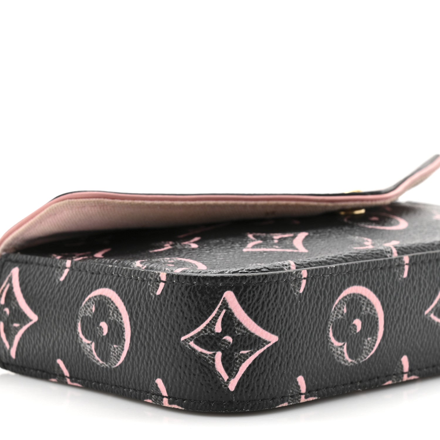 Monogram Fall For You Felicie Strap &amp; Go Black