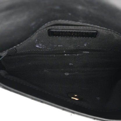 Lambskin Quilted Side Packs Black
