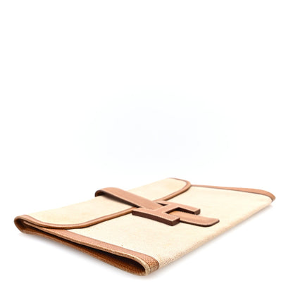 Peau Porc Toile Jige PM Clutch